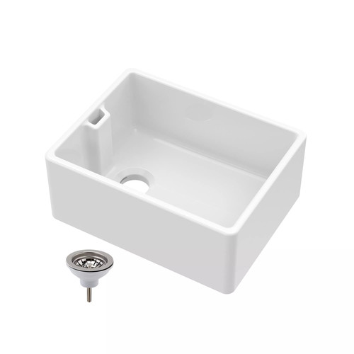 Traditional bowl fireclay - traditional, 1